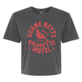 Duane Betts and Palmetto Motel Cardinal Cropped Ladies Tee